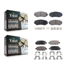 TEC KTC-100096 Disc Brake Pad for 2007-2013 Suzuki Grand Vitara - Front and Rear