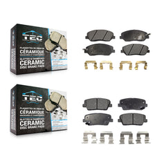 TEC KTC-100097 Disc Brake Pad for 2006-2014 Kia Sedona, Hyundai Genesis and More - Front and Rear