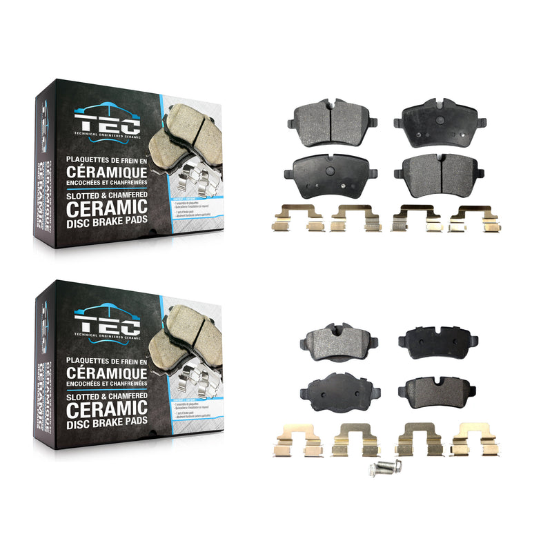 TEC KTC-100101 Disc Brake Pad for 2007-2015 Mini Cooper - Front and Rear