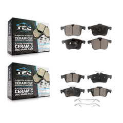 TEC KTC-100113 Disc Brake Pad for 2004-2011 Saab 9-3 - Front and Rear