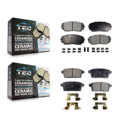 TEC KTC-100114 Disc Brake Pad for 2007-2015 Ford Edge, Lincoln MKX and More - Front and Rear