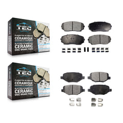 TEC KTC-100115 Disc Brake Pad for 2011-2015 Ford Edge, Lincoln MKX - Front and Rear