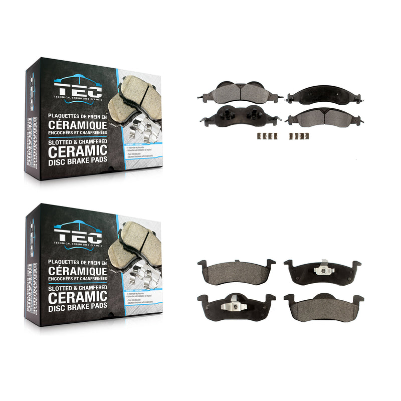 TEC KTC-100119 Disc Brake Pad for 2007-2009 Ford Expedition, Lincoln Navigator - Front and Rear