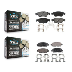 TEC KTC-100120 Disc Brake Pad for 2007-2015 INFINITI Q60, INFINITI G35 - Front and Rear