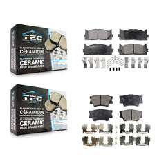 TEC KTC-100121 Disc Brake Pad for 2007-2018 Lexus ES300h, Toyota Avalon and More - Front and Rear