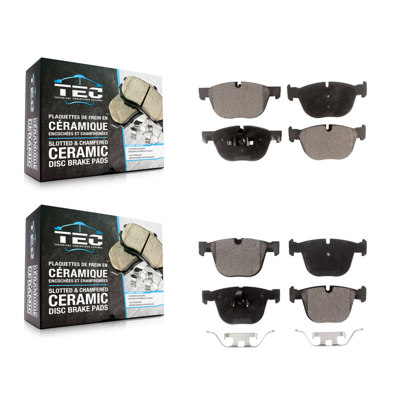 TEC KTC-100124 Disc Brake Pad for 2007-2010 BMW X5, BMW X6 - Front and Rear