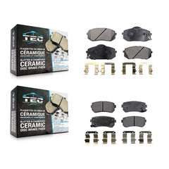 TEC KTC-100125 Disc Brake Pad for 2010-2017 Hyundai Tucson, Kia Cadenza, Kia Sportage - Front and Rear