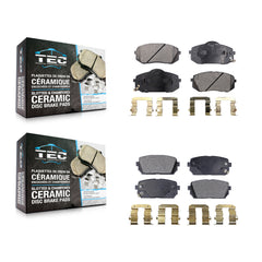 TEC KTC-100126 Disc Brake Pad for 2007-2012 Kia Rondo - Front and Rear