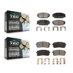 TEC KTC-100129 Disc Brake Pad for 2007-2012 Hyundai Veracruz - Front and Rear