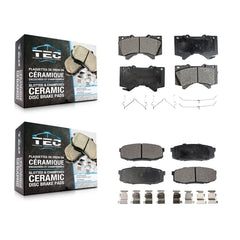 TEC KTC-100130 Disc Brake Pad for 2007-2022 Lexus LX570, Toyota Land Cruiser and More - Front and Rear