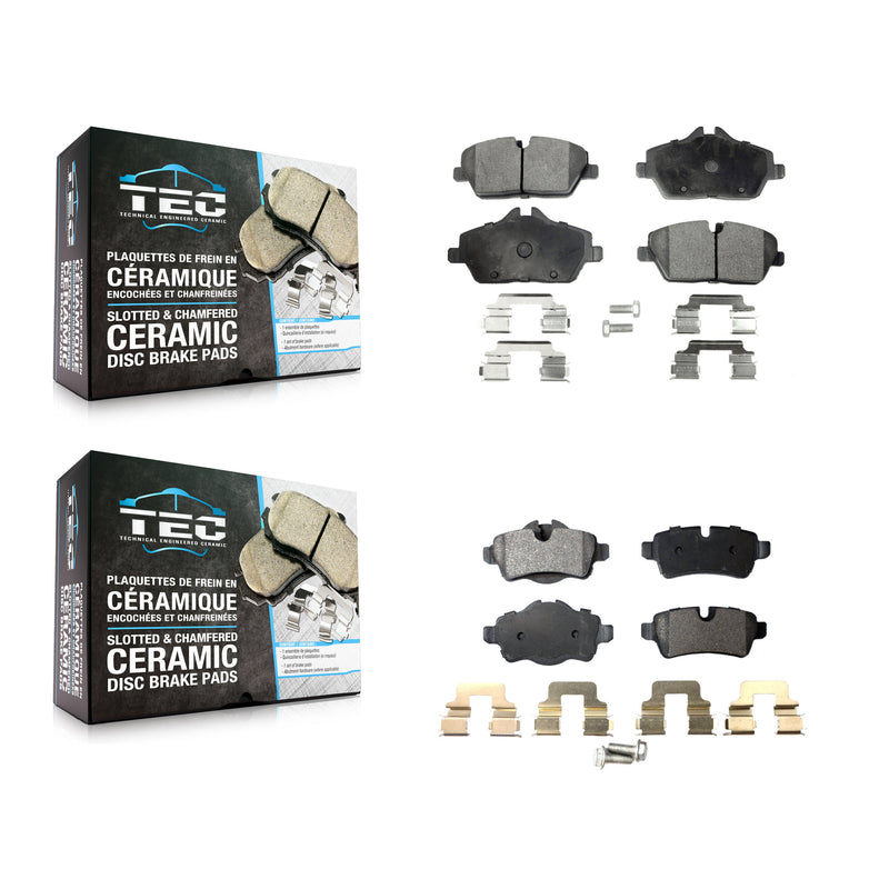 TEC KTC-100135 Disc Brake Pad for 2007-2015 Mini Cooper - Front and Rear