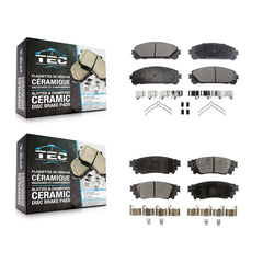 TEC KTC-100142 Disc Brake Pad for 2015-2023 Toyota Camry, Toyota Avalon and More - Front and Rear