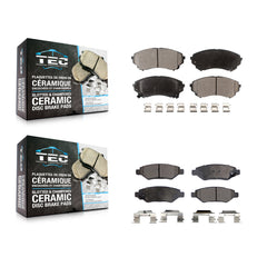 TEC KTC-100145 Disc Brake Pad for 2008-2014 Cadillac CTS - Front and Rear