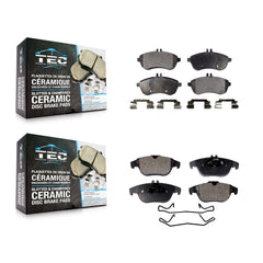 TEC KTC-100150 Disc Brake Pad for 2008-2015 Mercedes-Benz C250, Mercedes-Benz C230, Mercedes-Benz C300 - Front and Rear