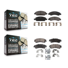TEC KTC-100160 Disc Brake Pad for 2005-2007 Chevrolet Silverado 1500 Classic, GMC Sierra 1500 Classic and More - Front and Rear