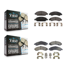 TEC KTC-100161 Disc Brake Pad for 2005-2006 Chevrolet Silverado 1500, GMC Sierra 1500 - Front and Rear