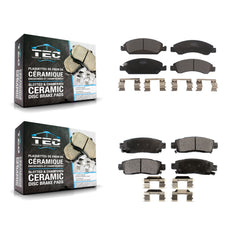 TEC KTC-100162 Disc Brake Pad for 2013-2016 Cadillac XTS - Front and Rear