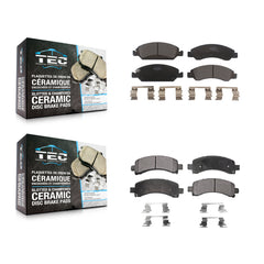 TEC KTC-100163 Disc Brake Pad for 2009-2014 Chevrolet Express 1500, GMC Savana 1500 - Front and Rear