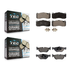 TEC KTC-100164 Disc Brake Pad for 2013 BMW 328i - Front and Rear