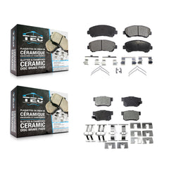 TEC KTC-100166 Disc Brake Pad for 2010-2013 Suzuki Kizashi - Front and Rear