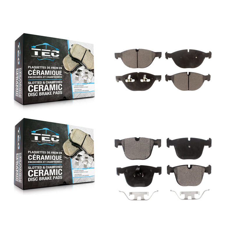 TEC KTC-100173 Disc Brake Pad for 2008-2019 BMW X5, BMW X6 - Front and Rear
