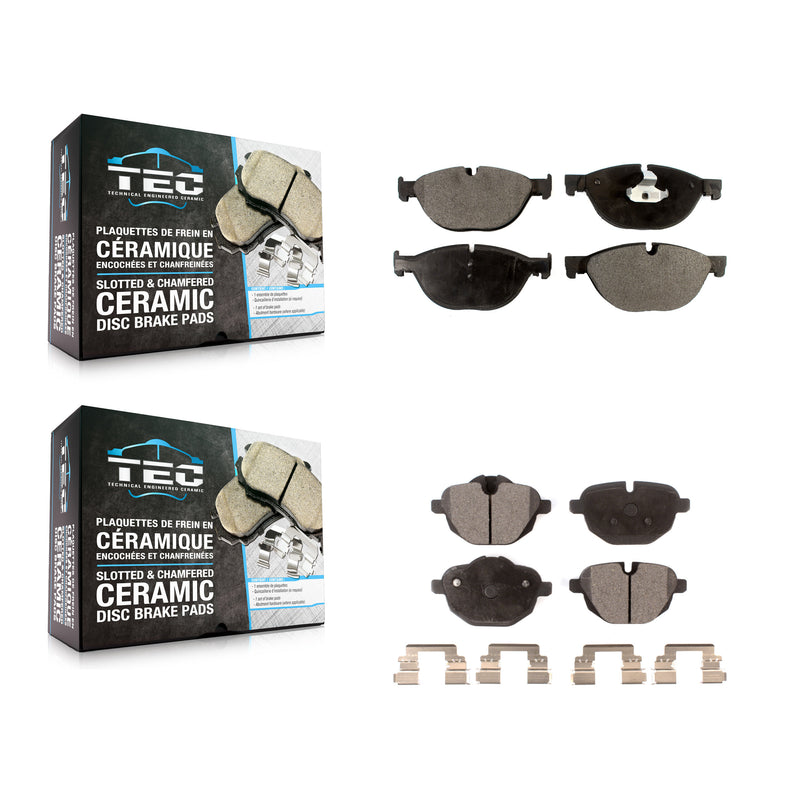 TEC KTC-100188 Disc Brake Pad for 2012-2013 BMW 528i, BMW 528i xDrive - Front and Rear