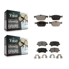 TEC KTC-100191 Disc Brake Pad for 2010-2016 Volvo XC60 - Front and Rear