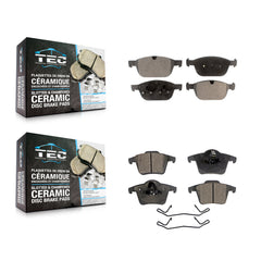 TEC KTC-100192 Disc Brake Pad for 2003-2014 Volvo XC90 - Front and Rear