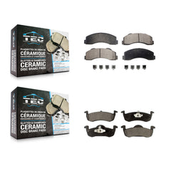 TEC KTC-100197 Disc Brake Pad for 2010-2017 Ford Expedition, Lincoln Navigator - Front and Rear