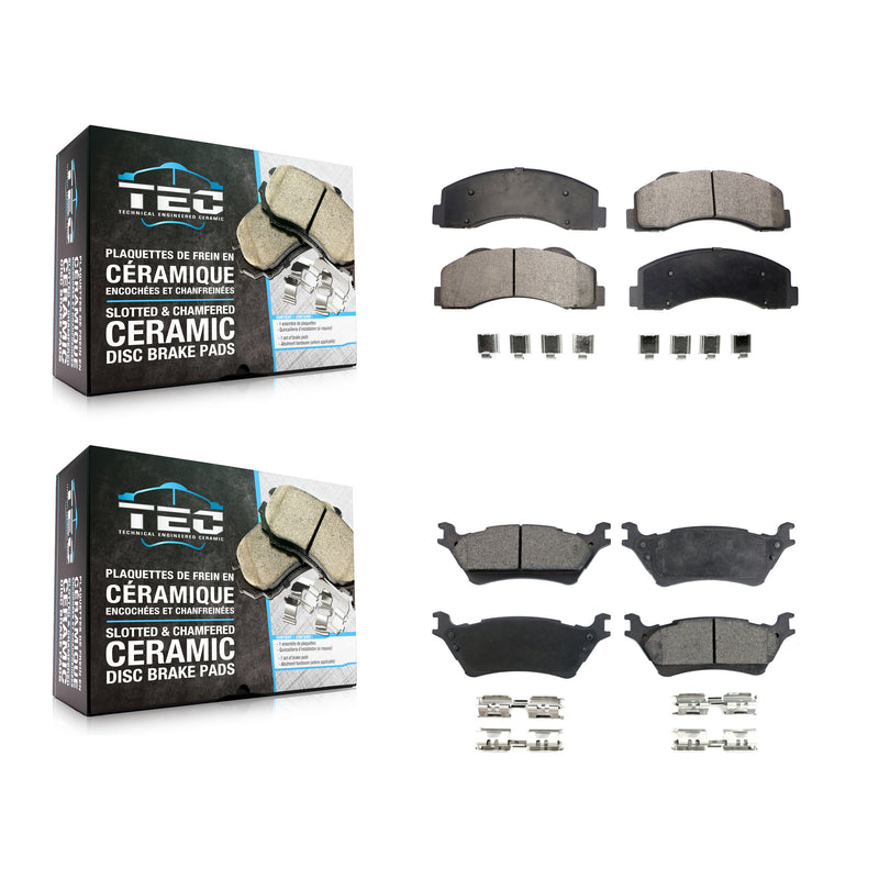 TEC KTC-100198 Disc Brake Pad for 2012-2017 Ford F-150 - Front and Rear