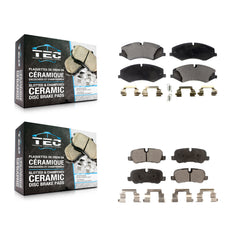 TEC KTC-100203 Disc Brake Pad for 2010-2016 Land Rover LR4, Land Rover Range Rover, Land Rover Range Rover Sport - Front and Rear