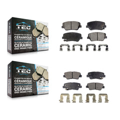 TEC KTC-100205 Disc Brake Pad for 2012-2017 Hyundai Azera - Front and Rear
