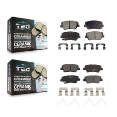 TEC KTC-100207 Disc Brake Pad for 2014-2017 Kia Rondo - Front and Rear