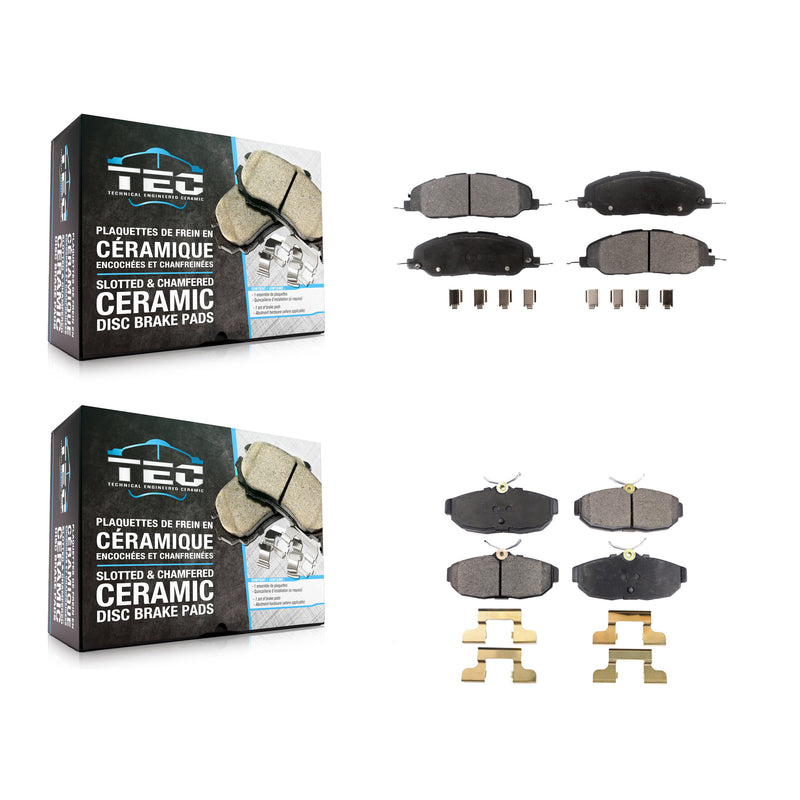 TEC KTC-100215 Disc Brake Pad for 2005-2010 Ford Mustang, Avanti Avanti - Front and Rear