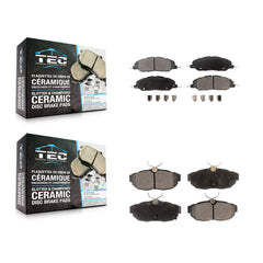 TEC KTC-100216 Disc Brake Pad for 2011-2014 Ford Mustang - Front and Rear