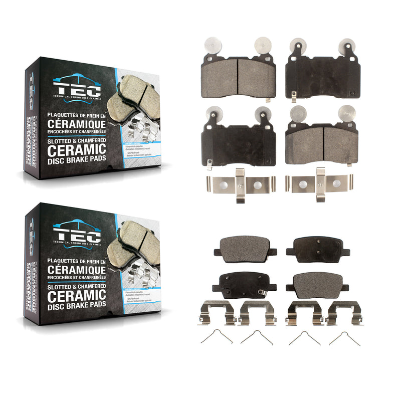 TEC KTC-100220 Disc Brake Pad for 2016-2020 Cadillac CT6 - Front and Rear