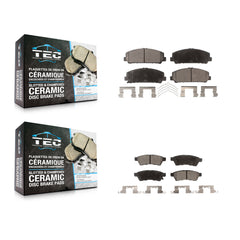 TEC KTC-100228 Disc Brake Pad for 2011-2012 Suzuki Equator - Front and Rear