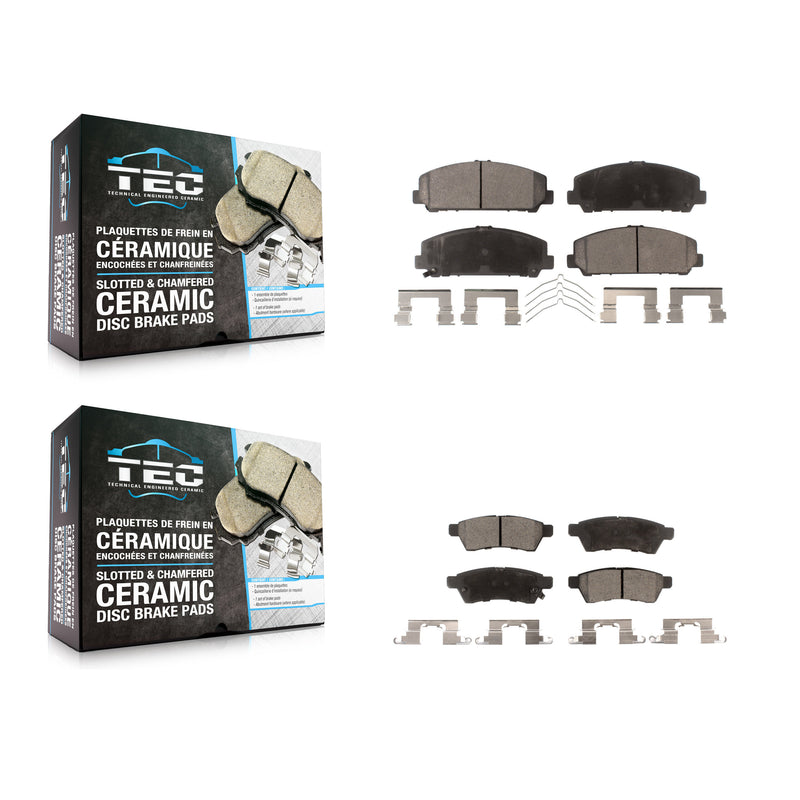 TEC KTC-100228 Disc Brake Pad for 2011-2012 Suzuki Equator - Front and Rear