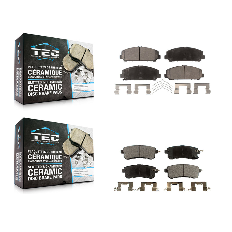 TEC KTC-100230 Disc Brake Pad for 2011-2024 Nissan Armada, INFINITI QX80, INFINITI QX56 - Front and Rear