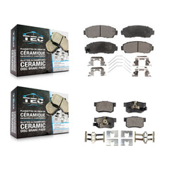 TEC KTC-100231 Disc Brake Pad for 2011-2016 Honda Crosstour, Honda CR-V, Honda Accord Crosstour - Front and Rear