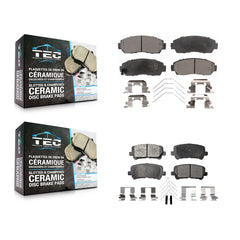 TEC KTC-100232 Disc Brake Pad for 2011-2017 Honda Odyssey - Front and Rear