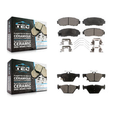 TEC KTC-100233 Disc Brake Pad for 2016-2019 Subaru Legacy - Front and Rear