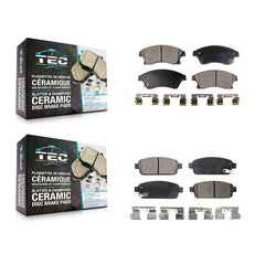 TEC KTC-100235 Disc Brake Pad for 2011-2017 Chevrolet Cruze Limited, Chevrolet Cruze, Chevrolet Sonic - Front and Rear