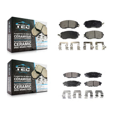 TEC KTC-100237 Disc Brake Pad for 2010-2018 Subaru BRZ, Subaru Crosstrek and More - Front and Rear