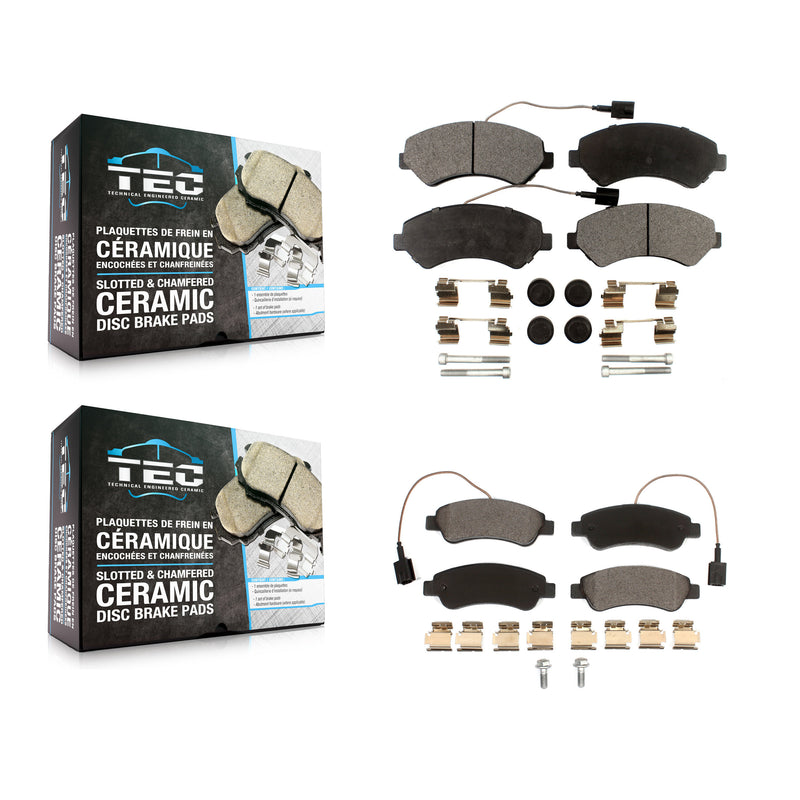 TEC KTC-100240 Disc Brake Pad for 2014-2020 Ram ProMaster 1500, Ram ProMaster 2500, Ram ProMaster 3500 - Front and Rear