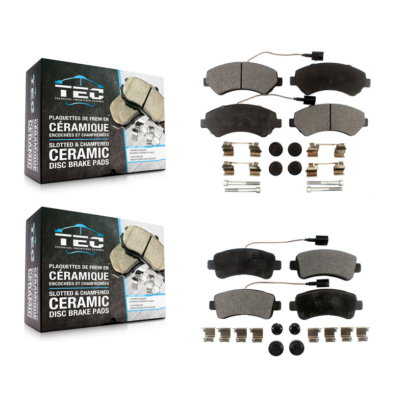 TEC KTC-100241 Disc Brake Pad for 2014-2020 Ram ProMaster 1500, Ram ProMaster 2500, Ram ProMaster 3500 - Front and Rear