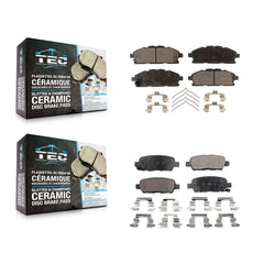 TEC KTC-100245 Disc Brake Pad for 2011-2017 Nissan Quest - Front and Rear