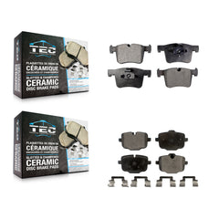 TEC KTC-100247 Disc Brake Pad for 2012 BMW X3 - Front and Rear