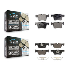 TEC KTC-100250 Disc Brake Pad for 2012-2018 BMW 328d, BMW 328d xDrive and More - Front and Rear