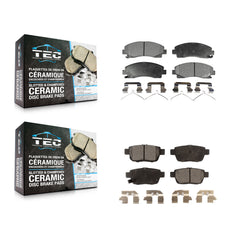 TEC KTC-100254 Disc Brake Pad for 2006-2014 Acura TL, Honda Ridgeline - Front and Rear